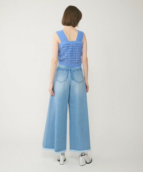 GRACE CONTINENTAL / グレースコンチネンタル ニット・セーター | フリンジニットベアトップ | 詳細14