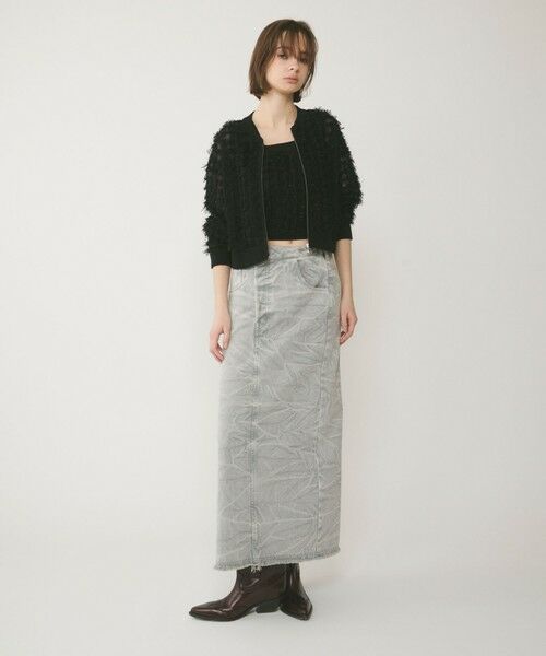 GRACE CONTINENTAL / グレースコンチネンタル ニット・セーター | フリンジニットzipカーディガン | 詳細18