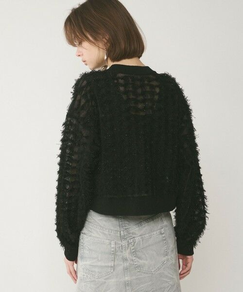 GRACE CONTINENTAL / グレースコンチネンタル ニット・セーター | フリンジニットzipカーディガン | 詳細19