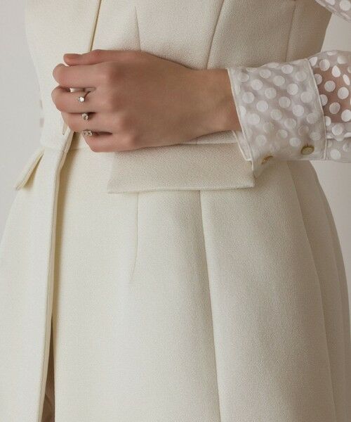 GRACE CONTINENTAL / グレースコンチネンタル ノーカラージャケット | ダンボールニットジレジャケット | 詳細6