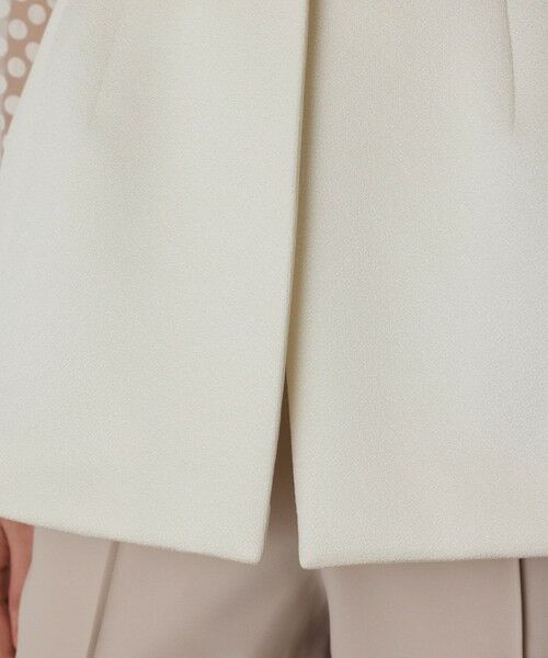 GRACE CONTINENTAL / グレースコンチネンタル ノーカラージャケット | ダンボールニットジレジャケット | 詳細7