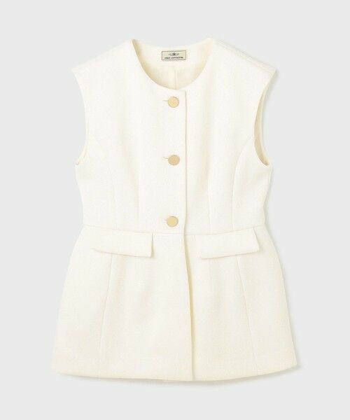 GRACE CONTINENTAL / グレースコンチネンタル ノーカラージャケット | ダンボールニットジレジャケット | 詳細11