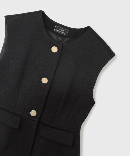 GRACE CONTINENTAL / グレースコンチネンタル ノーカラージャケット | ダンボールニットジレジャケット | 詳細21