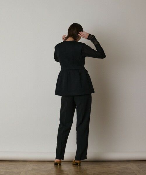 GRACE CONTINENTAL / グレースコンチネンタル ノーカラージャケット | ダンボールニットジレジャケット | 詳細14