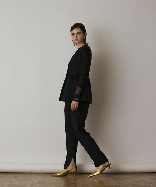 GRACE CONTINENTAL / グレースコンチネンタル ノーカラージャケット | ダンボールニットジレジャケット | 詳細18