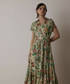 GRACE CONTINENTAL / グレースコンチネンタル ロング・マキシ丈ワンピース | アンティークフラワープリントワンピース