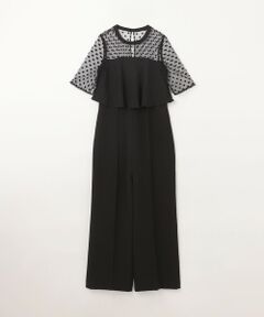 GRACE CONTINENTAL / グレースコンチネンタル サロペット・オールインワン | ドットチュールサロペット