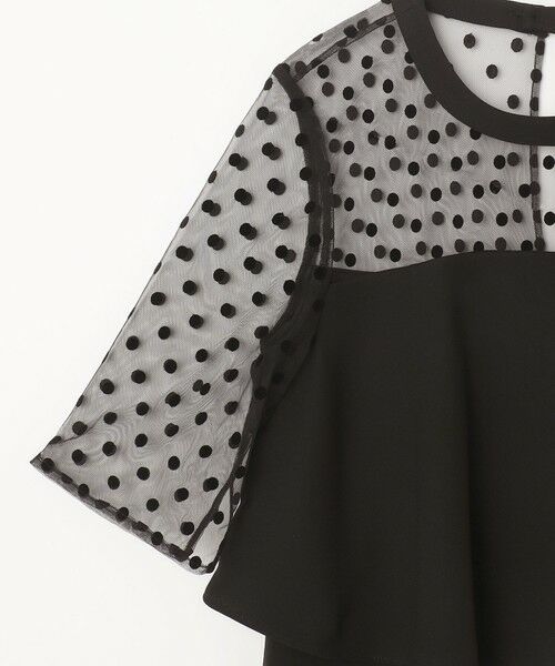 GRACE CONTINENTAL / グレースコンチネンタル サロペット・オールインワン | ドットチュールサロペット | 詳細2