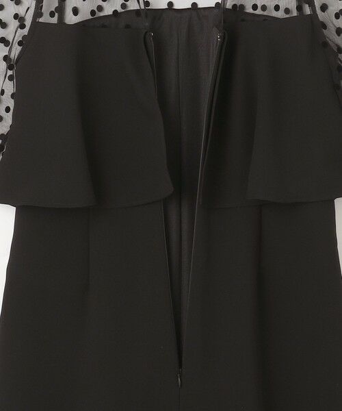 GRACE CONTINENTAL / グレースコンチネンタル サロペット・オールインワン | ドットチュールサロペット | 詳細9