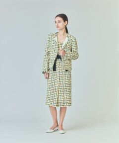 GRACE CONTINENTAL バックシャンノーカラージャケット バックシャンノーカラージャケット / GRACE CONTINENTAL