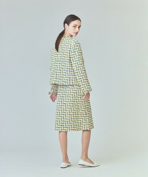 GRACE CONTINENTAL / グレースコンチネンタル ノーカラージャケット | チュールヤーンツイードジャケット | 詳細4