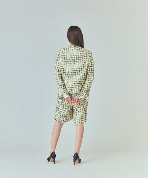 GRACE CONTINENTAL / グレースコンチネンタル ノーカラージャケット | チュールヤーンツイードジャケット | 詳細8