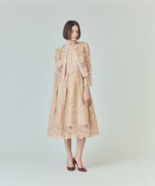 GRACE CONTINENTAL / グレースコンチネンタル ノーカラージャケット | リバーレースジャケット | 詳細5