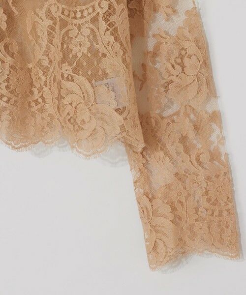 GRACE CONTINENTAL / グレースコンチネンタル ノーカラージャケット | リバーレースジャケット | 詳細9