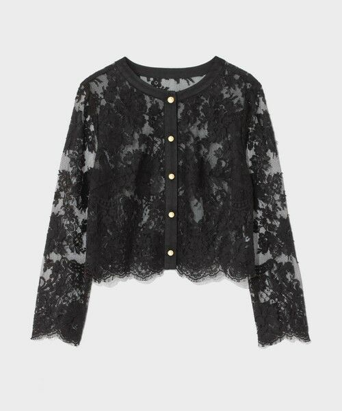 GRACE CONTINENTAL / グレースコンチネンタル ノーカラージャケット | リバーレースジャケット | 詳細19