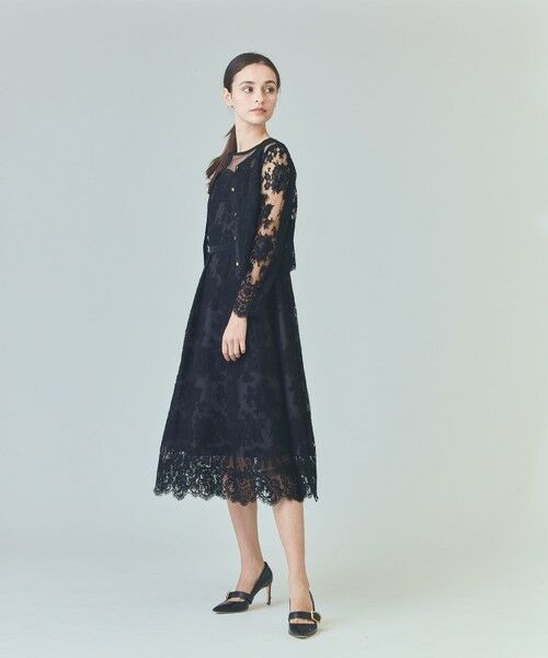 GRACE CONTINENTAL / グレースコンチネンタル ノーカラージャケット | リバーレースジャケット | 詳細12