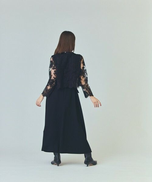 GRACE CONTINENTAL / グレースコンチネンタル ノーカラージャケット | リバーレースジャケット | 詳細17