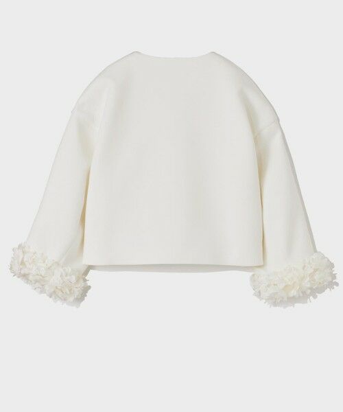 GRACE CONTINENTAL / グレースコンチネンタル ノーカラージャケット | フラワーチュール切替ジャケット | 詳細5