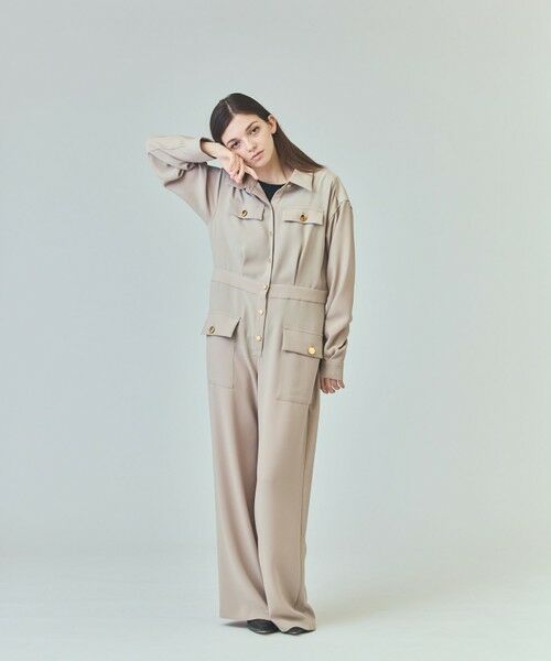 GRACE CONTINENTAL / グレースコンチネンタル サロペット・オールインワン | バックサテンオールインワン | 詳細4