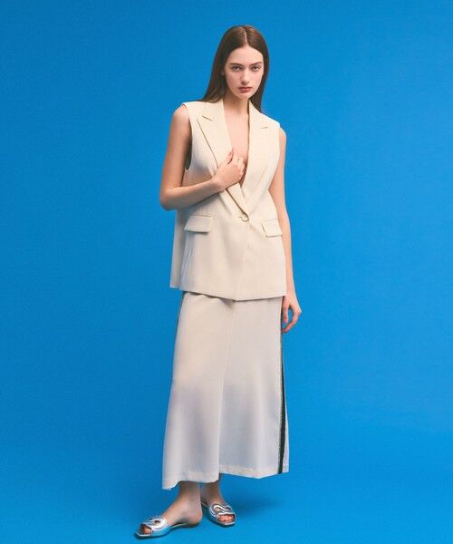 GRACE CONTINENTAL / グレースコンチネンタル ロング・マキシ丈スカート | ラインビジューロングスカート | 詳細8