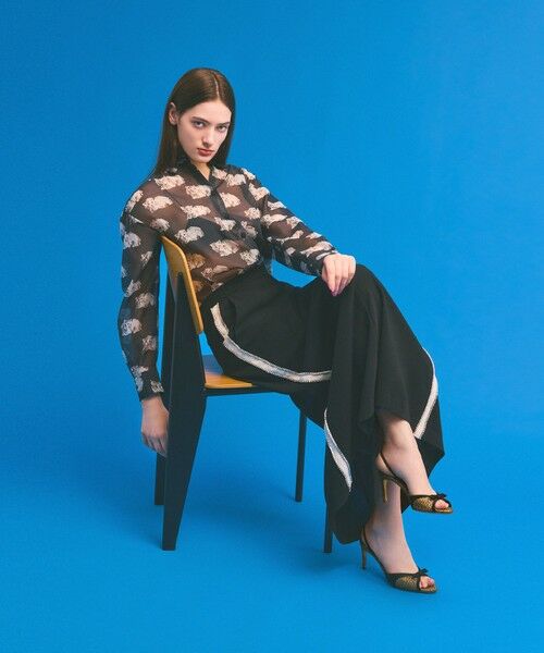 GRACE CONTINENTAL / グレースコンチネンタル ロング・マキシ丈スカート | ラインビジューロングスカート | 詳細13