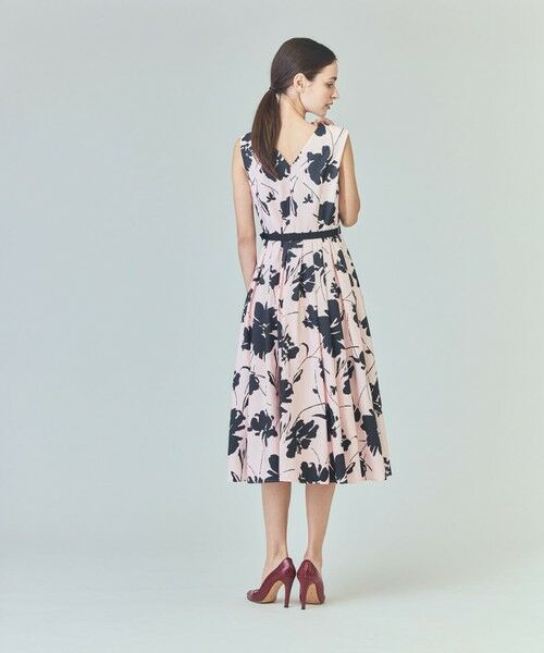 GRACE CONTINENTAL / グレースコンチネンタル ロング・マキシ丈ワンピース | バイカラーボタニカルドレス | 詳細3