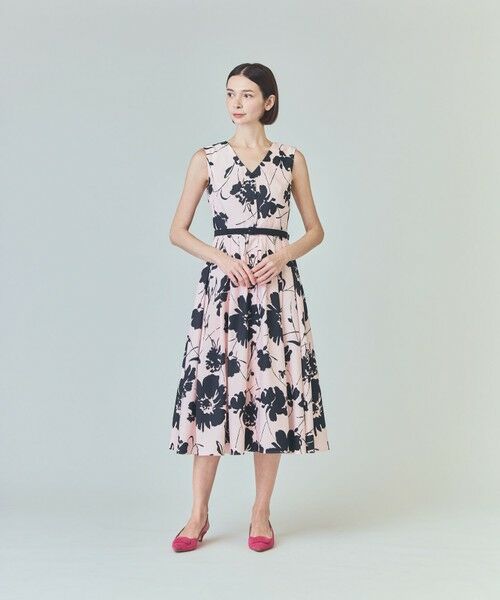 GRACE CONTINENTAL / グレースコンチネンタル ロング・マキシ丈ワンピース | バイカラーボタニカルドレス | 詳細7