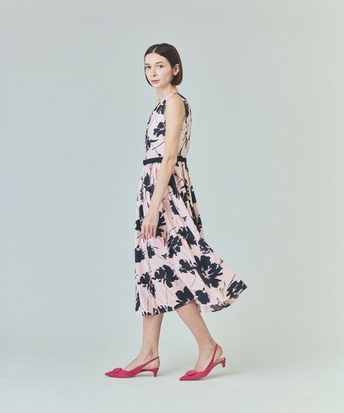 GRACE CONTINENTAL / グレースコンチネンタル ロング・マキシ丈ワンピース | バイカラーボタニカルドレス | 詳細8