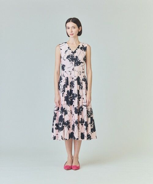 GRACE CONTINENTAL / グレースコンチネンタル ロング・マキシ丈ワンピース | バイカラーボタニカルドレス | 詳細11