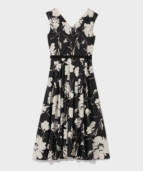 GRACE CONTINENTAL / グレースコンチネンタル ロング・マキシ丈ワンピース | バイカラーボタニカルドレス | 詳細22