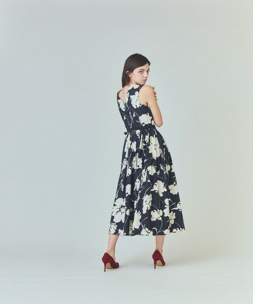 GRACE CONTINENTAL / グレースコンチネンタル ロング・マキシ丈ワンピース | バイカラーボタニカルドレス | 詳細14