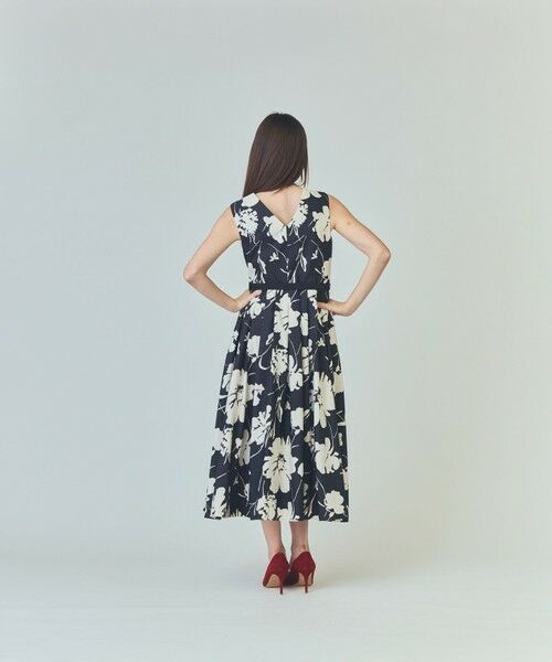 GRACE CONTINENTAL / グレースコンチネンタル ロング・マキシ丈ワンピース | バイカラーボタニカルドレス | 詳細15