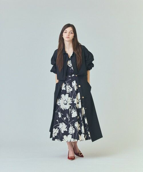 GRACE CONTINENTAL / グレースコンチネンタル ロング・マキシ丈ワンピース | バイカラーボタニカルドレス | 詳細16