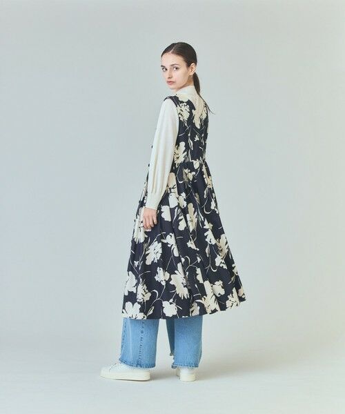 GRACE CONTINENTAL / グレースコンチネンタル ロング・マキシ丈ワンピース | バイカラーボタニカルドレス | 詳細18