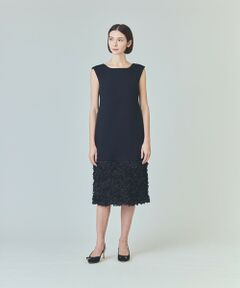 GRACE CONTINENTAL / グレースコンチネンタル ドレス | フラワーチュール切替ドレス