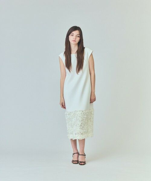 GRACE CONTINENTAL / グレースコンチネンタル ドレス | フラワーチュール切替ドレス | 詳細3