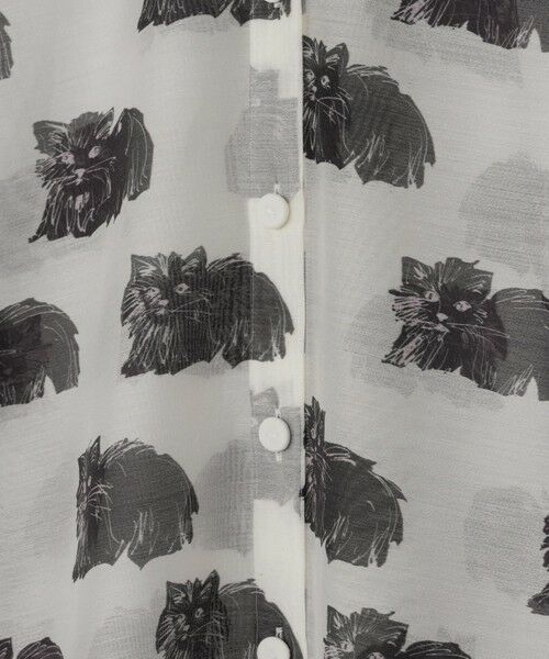 GRACE CONTINENTAL / グレースコンチネンタル シャツ・ブラウス | シアーCatブラウス | 詳細8