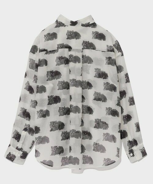 GRACE CONTINENTAL / グレースコンチネンタル シャツ・ブラウス | シアーCatブラウス | 詳細9