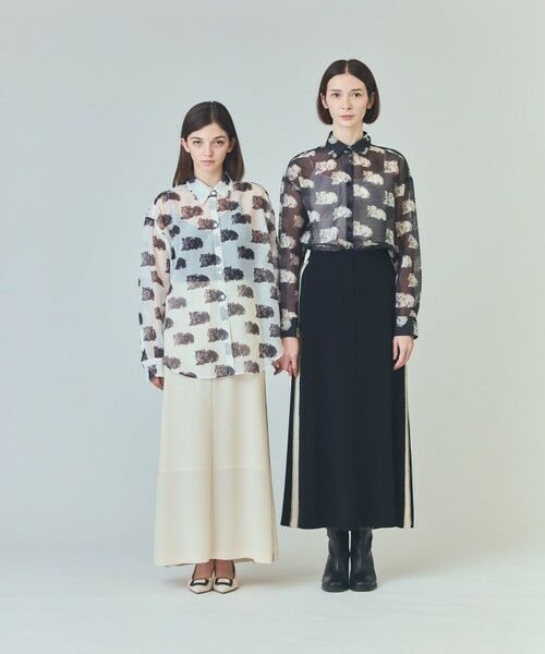 GRACE CONTINENTAL / グレースコンチネンタル シャツ・ブラウス | シアーCatブラウス | 詳細13