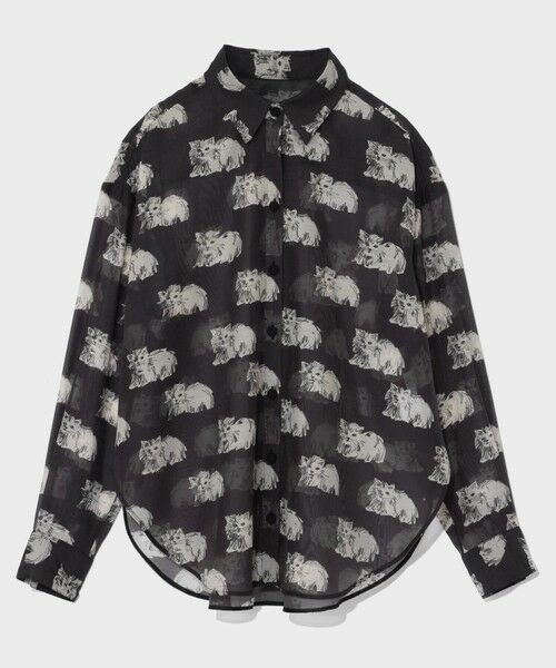 GRACE CONTINENTAL / グレースコンチネンタル シャツ・ブラウス | シアーCatブラウス | 詳細16