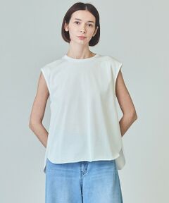 GRACE CONTINENTAL / グレースコンチネンタル シャツ・ブラウス | バックロゴ刺繍ノースリーブ