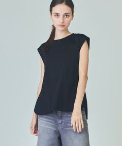 GRACE CONTINENTAL / グレースコンチネンタル シャツ・ブラウス | バックロゴ刺繍ノースリーブ