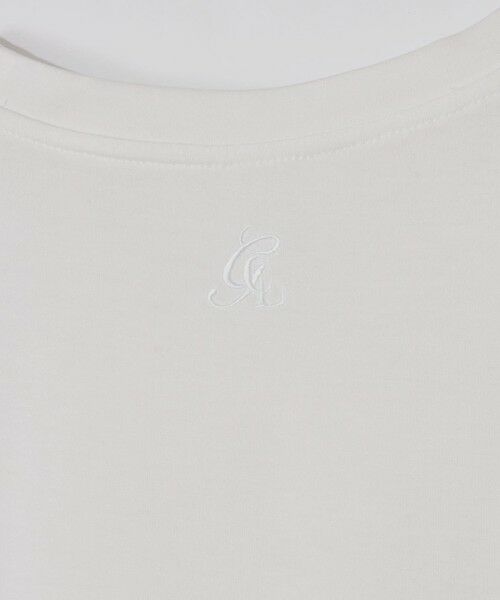 GRACE CONTINENTAL / グレースコンチネンタル シャツ・ブラウス | バックロゴ刺繍ノースリーブ | 詳細7