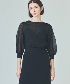 GRACE CONTINENTAL / グレースコンチネンタル ニット・セーター | ラメシアーニットトップ