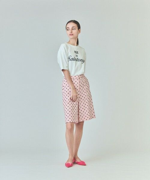 GRACE CONTINENTAL / グレースコンチネンタル カットソー | レタードプリントTシャツ | 詳細5