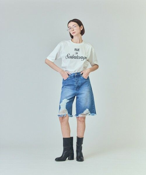 GRACE CONTINENTAL / グレースコンチネンタル カットソー | レタードプリントTシャツ | 詳細8