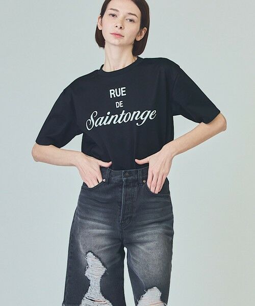 GRACE CONTINENTAL / グレースコンチネンタル カットソー | レタードプリントTシャツ | 詳細12