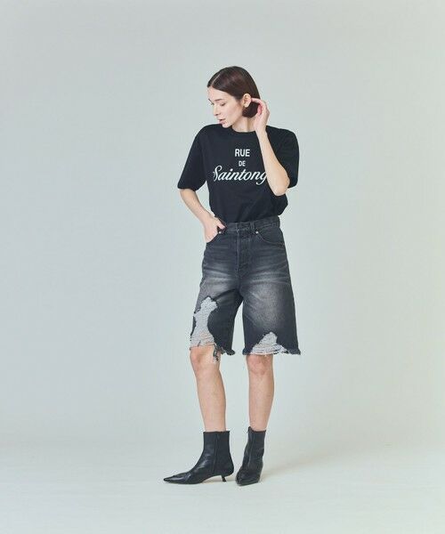 GRACE CONTINENTAL / グレースコンチネンタル カットソー | レタードプリントTシャツ | 詳細13