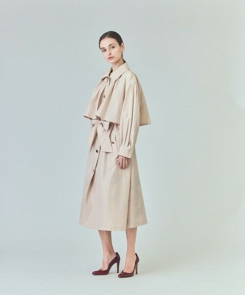 GRACE CONTINENTAL / グレースコンチネンタル その他アウター | タッサードレスコート | 詳細1