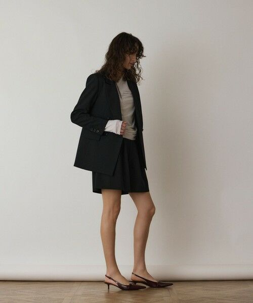 GRACE CONTINENTAL / グレースコンチネンタル テーラードジャケット | リネンライクダブルジャケット | 詳細11
